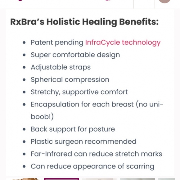 2 Rx Bra Post Surgical Compression Bras S/M - Picture 10 of 16